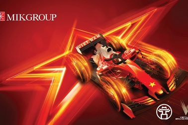 MIKGroup – Thương hiệu duy nhất được đặt tên khán đài F1