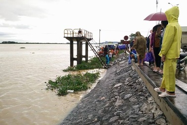 Ninh Bình phát lệnh sơ tán hơn 20 vạn dân, sẵn sàng xả tràn cứu đê