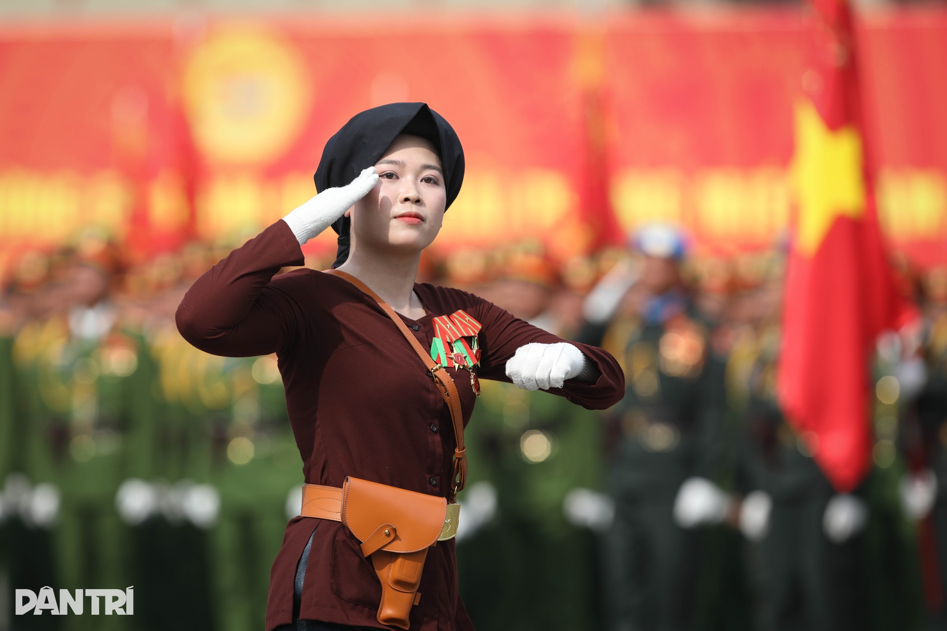 Các khối nữ diễu binh rạng ngời trong ngày hợp luyện cuối cùng ở Biên Hòa - 8