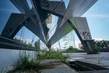 Cảnh nhếch nhác ở cung thể thao "đĩa bay" giữa lòng Đà Nẵng