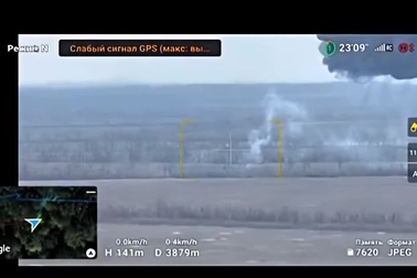 Cường kích Su-25 Nga phát nổ sau khi trúng tên lửa vác vai của Ukraine