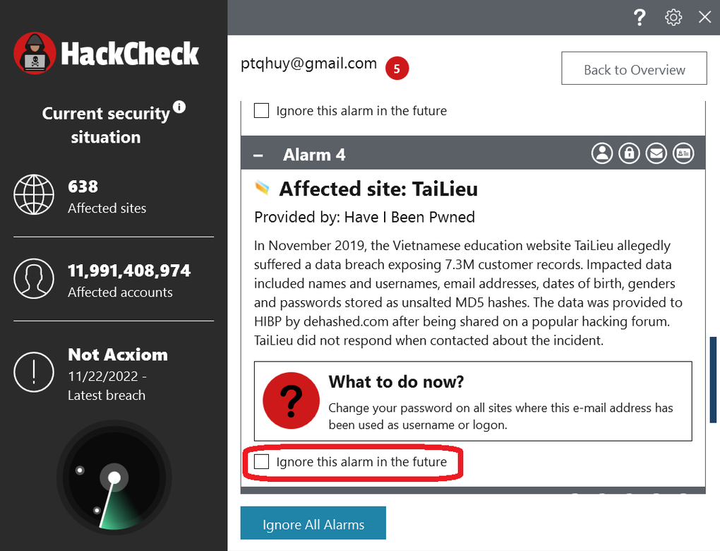 Thủ thuật cảnh báo người dùng nếu tài khoản email bị hacker chiếm đoạt - 3 Thủ thuật cảnh báo người dùng nếu tài khoản email bị hacker chiếm đoạt - 3