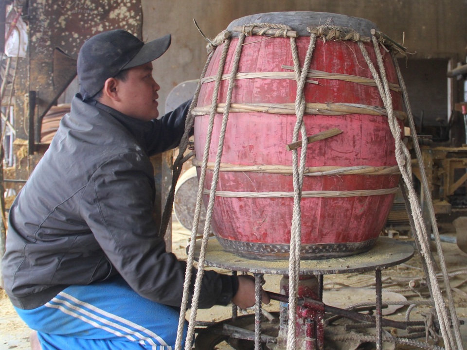 Làng nghề trống chạy đua những ngày cuối năm - 11 Làng nghề trống chạy đua những ngày cuối năm - 11