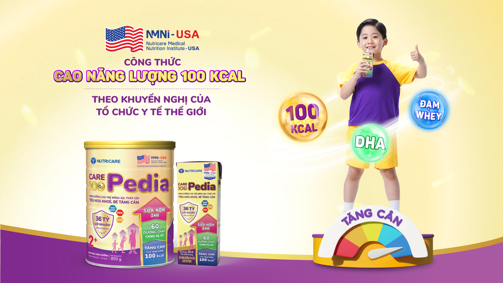 Care 100 Pedia - Dinh dưỡng chuyên biệt hỗ trợ tiêu hóa khỏe, bé tăng cân - 4 Care 100 Pedia - Dinh dưỡng chuyên biệt hỗ trợ tiêu hóa khỏe, bé tăng cân - 4