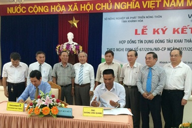 Tàu Composite đầu tiên vay theo Nghị định 67 của Chính Phủ được Giải ngân tại VietcomBank