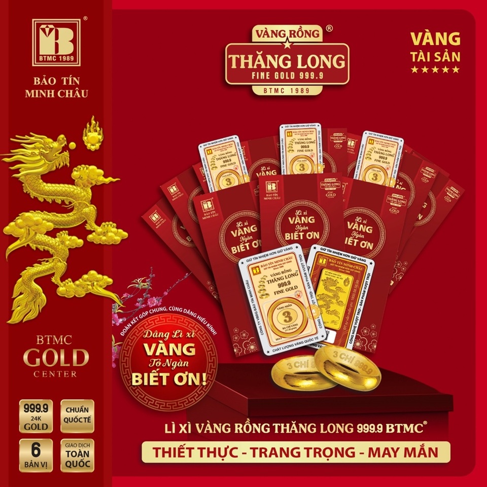 Xu hướng lì xì bằng vàng may mắn ngày Tết được nhiều người ưa chuộng - 5 Xu hướng lì xì bằng vàng may mắn ngày Tết được nhiều người ưa chuộng - 5
