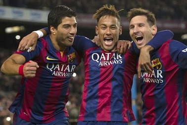 Barca và niềm tin chiến thắng từ bộ ba Suárez-Neymar-Messi