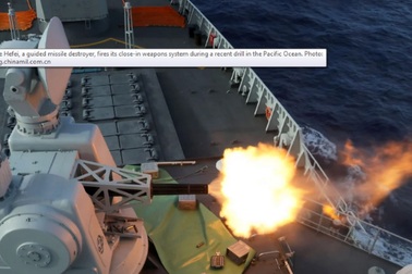 Trung Quốc tập trận đồng thời ở 3 vùng biển châu Á