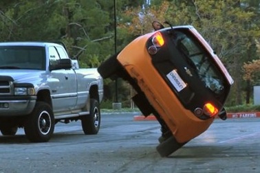 Xem xe Chevrolet Sonic diễn xiếc