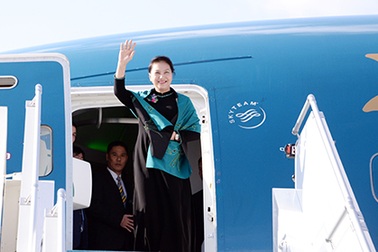 Chủ tịch Quốc hội lên đường thăm chính thức nước Cộng hòa Nhân dân Trung Hoa