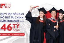 Quỹ học bổng BUV trị giá 46 tỷ đồng chính thức nhận hồ sơ ứng tuyển