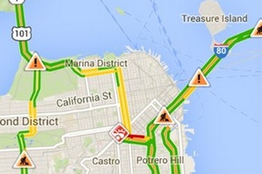 Google Maps hỗ trợ chức năng “chống tắc đường” theo thời gian thực