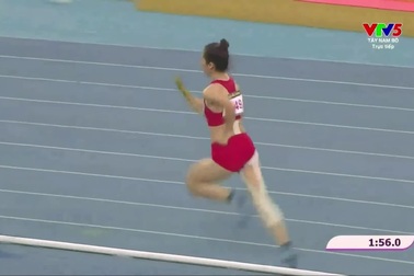 Đội tuyển nữ Việt Nam giành HCV chạy tiếp sức 4x400m nữ giành HCV