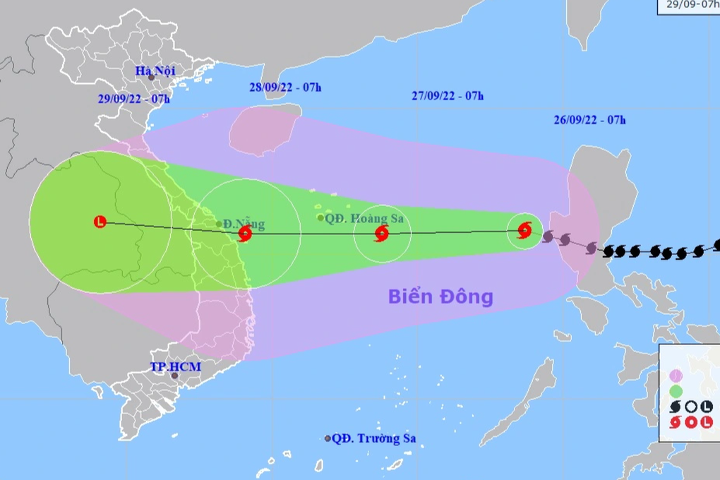 Bão Noru duy trì cường độ mạnh khi tiến gần đất liền Việt Nam - 3 Bão Noru duy trì cường độ mạnh khi tiến gần đất liền Việt Nam - 3