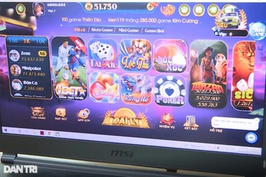Tổ chức đánh bạc qua game online, ăn thua tiền tỷ
