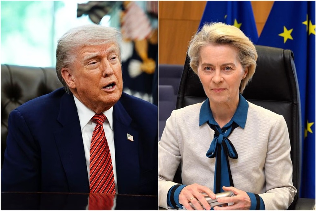 Ông Trump gia hạn đàm phán sau khi dọa áp thuế 50% với EU - 1 Ông Trump gia hạn đàm phán sau khi dọa áp thuế 50% với EU - 1
