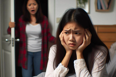 Nữ sinh lớp 9 tè dầm, bật dậy giữa đêm nói: "Con không thi lớp 10"