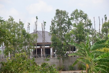 Đình chỉ thi công khu biệt thự hoành tráng không phép