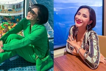 Cát Tường khoe loạt ảnh nghỉ dưỡng trên du thuyền 16 tầng xa hoa