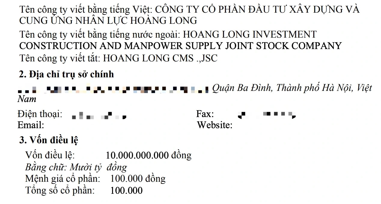 Hé lộ về Công ty Hoàng Long có vợ chồng chủ tịch vừa bị khởi tố - 1