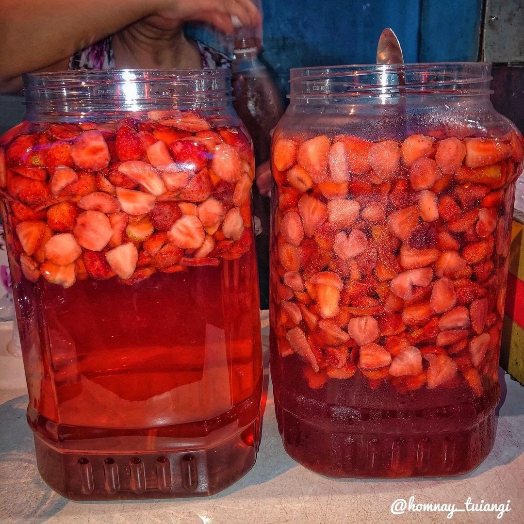 Lạ miệng món trà dâu - thức uống giải nhiệt của người Sài Gòn - 5