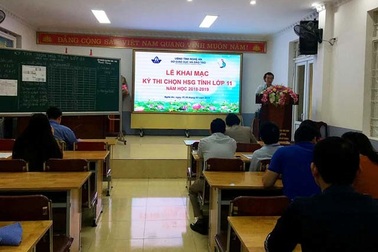 Nghệ An: Hơn 3.300 thí sinh tranh tài tại Kỳ thi chọn học sinh giỏi tỉnh năm 2019