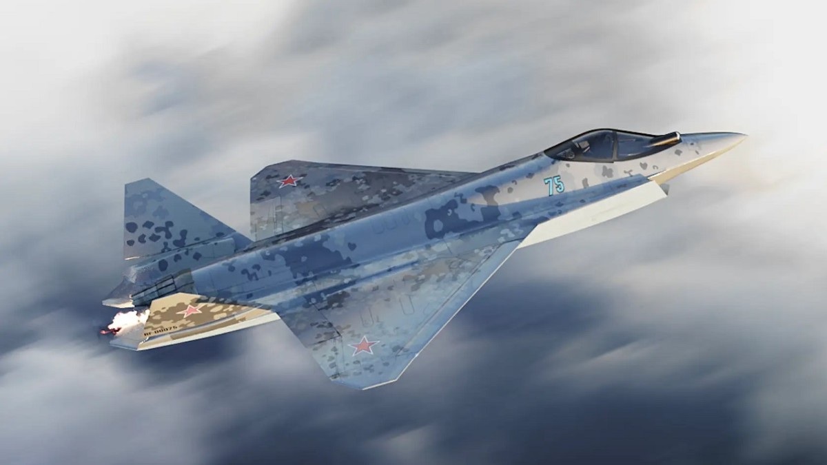 El caza Su-75 Checkmate está a punto de ser lanzado y se convertirá en un duro rival del F-35 estadounidense. Tiêm kích Su-75 Checkmate sắp ra lò, thành đối thủ cứng của F-35 Mỹ - 1
