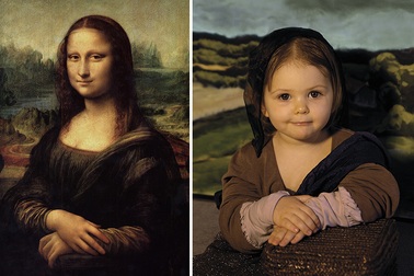 Ngắm những bức họa nổi tiếng theo "phiên bản nhí"