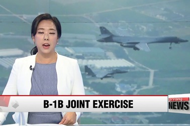 Máy bay ném bom Mỹ tới bán đảo Triều Tiên tập trận