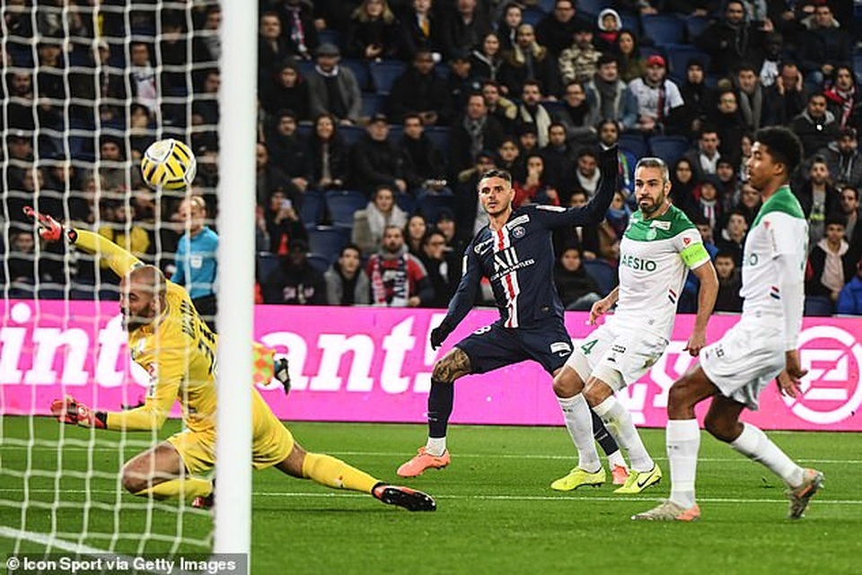 PSG 6-1 Saint-Etienne: Icardi lần đầu lập hat-trick - 2 PSG 6-1 Saint-Etienne: Icardi lần đầu lập hat-trick - 2