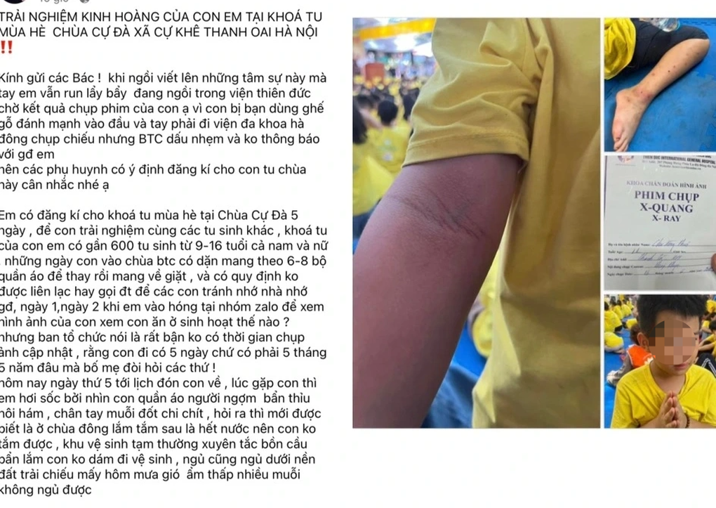 Cho con đi học khóa tu, phụ huynh giác ngộ - 1 Cho con đi học khóa tu, phụ huynh giác ngộ - 1