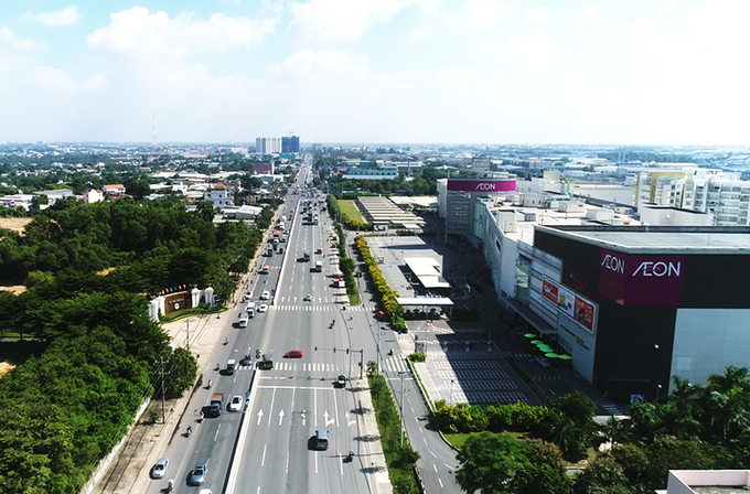 Quốc lô 13 - Đại lộ Bình Dương.