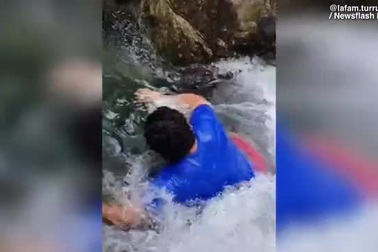 Video: Người đàn ông nhận kết cục đau đớn khi muốn quay video TikTok.