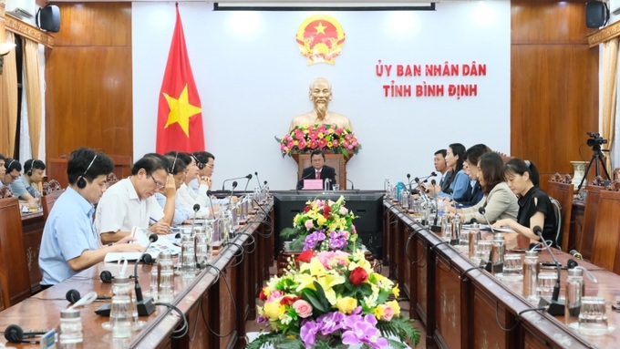 UBND tỉnh Bình Định phối hợp với Tổng công ty Becamex IDC và Công ty CP Becamex Bình Định tổ chức Hội nghị trực tuyến xúc tiến đầu tư với các doanh nghiệp Đài Loan.
