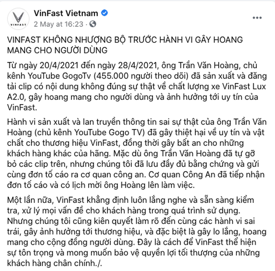 Thông tin về VinFast thu hút sự chú ý nhất trong tuần qua - 2 Thông tin về VinFast thu hút sự chú ý nhất trong tuần qua - 2