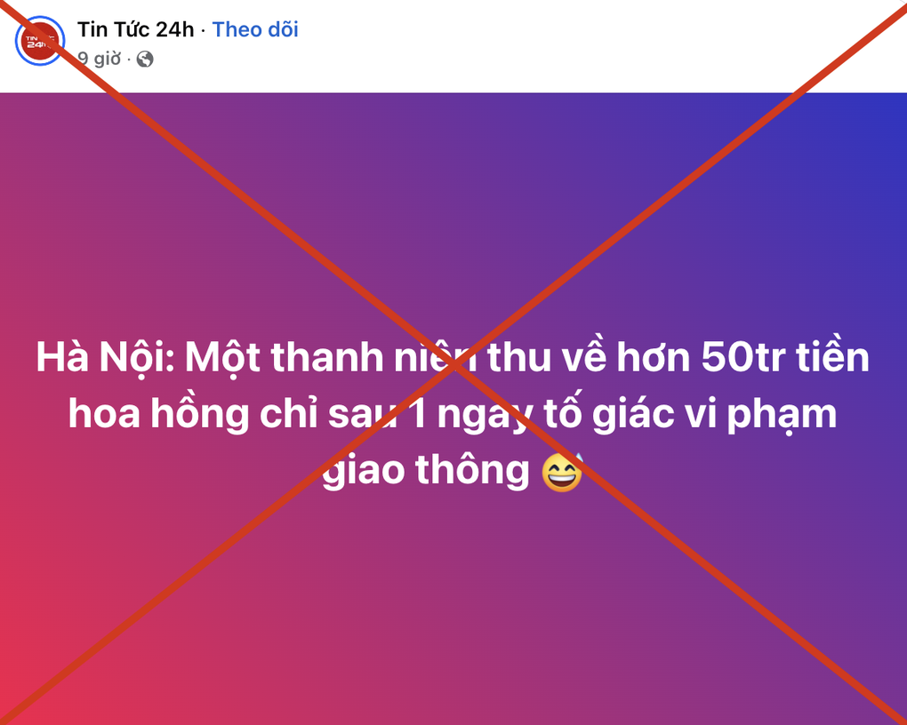 Sự thật thông tin thanh niên thu 50 triệu đồng sau 1 ngày tố giác vi phạm - 1