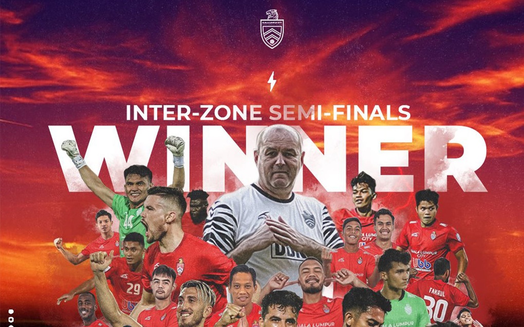 Đội bóng Malaysia tiến rất gần đến danh hiệu tại AFC Cup 2022 - 3 Đội bóng Malaysia tiến rất gần đến danh hiệu tại AFC Cup 2022 - 3
