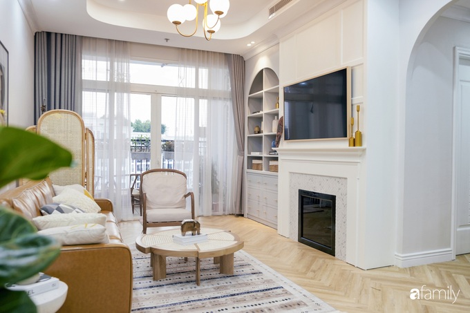 Căn hộ 120m² đẹp bình yên theo phong cách Farmhouse có chi phí hoàn thiện 465 triệu đồng ở Hà Nội - Ảnh 6. Căn hộ 120m² đẹp bình yên theo phong cách Farmhouse có chi phí hoàn thiện 465 triệu đồng ở Hà Nội - Ảnh 6.