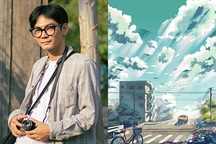 Nam sinh phác họa quê hương theo phong cách Anime đầy ấn tượng