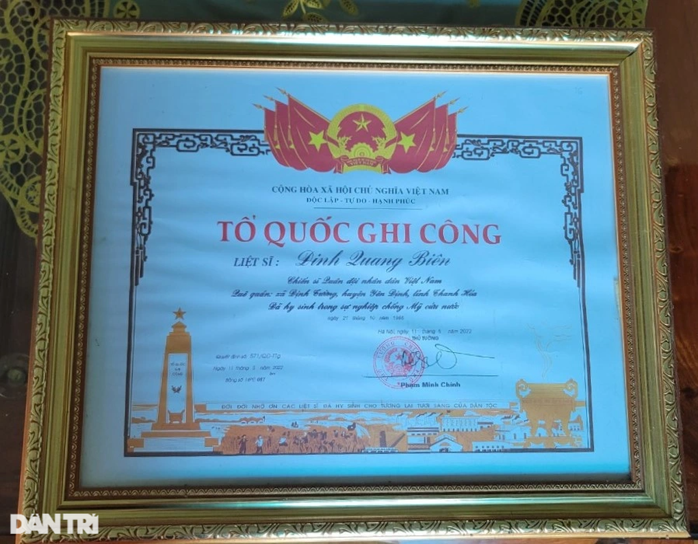Ước nguyện trọn vẹn sau hành trình đi tìm danh dự cho người lính hi sinh - 4 Ước nguyện trọn vẹn sau hành trình đi tìm danh dự cho người lính hi sinh - 4