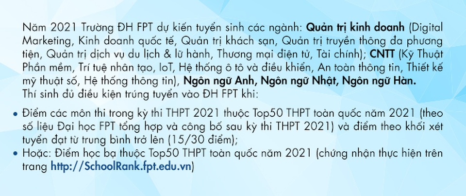 Phụ huynh nhắc con trải nghiệm khi chọn học ĐH FPT - 4 Phụ huynh nhắc con trải nghiệm khi chọn học ĐH FPT - 4