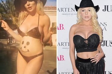 “Cô dâu tuổi teen” Courtney Stodden diện bikini khoe bụng bầu