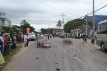 Hai xe máy đối đầu trên quốc lộ, 2 người tử vong tại chỗ