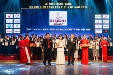 Bia thủ công 1689 Beckent Bauer được vinh danh thương hiệu xuất sắc hàng đầu Việt Nam 2024