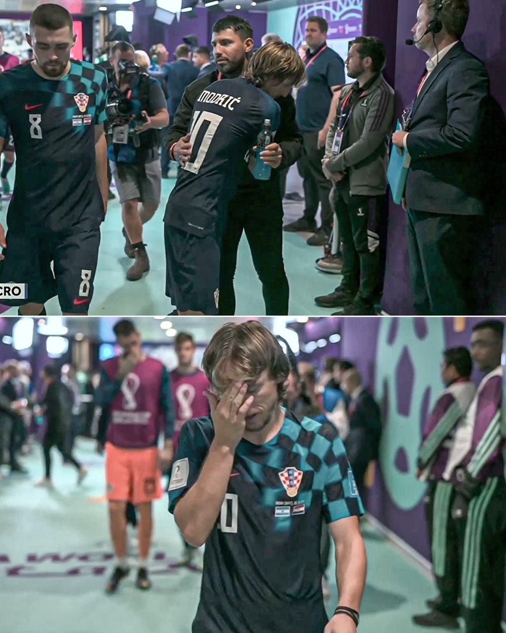 Luka Modric khóc trong đường hầm, cổ động viên nhắn gửi lời tri ân - 2 Luka Modric khóc trong đường hầm, cổ động viên nhắn gửi lời tri ân - 2
