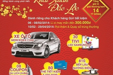 “Khai xuân đắc lộc” với Sacombank