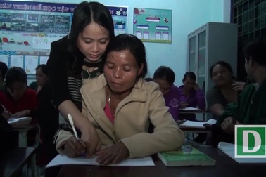 Lớp học đặc biệt của những người lính mang quân hàm xanh