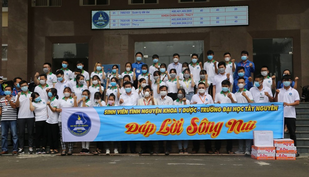 Sinh viên ĐH Tây Nguyên lên đường chi viện giúp Bình Dương chống dịch - 1 Sinh viên ĐH Tây Nguyên lên đường chi viện giúp Bình Dương chống dịch - 1