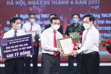 PV GAS tiếp tục ủng hộ 20 tỷ đồng, đồng hành cùng các tỉnh thành phòng chống Covid-19