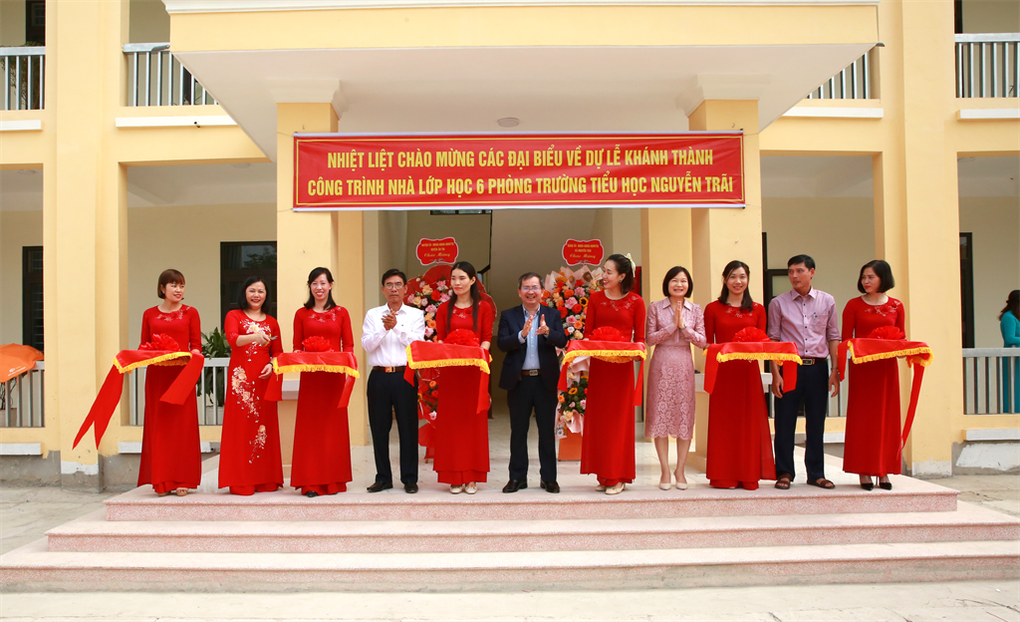 Khánh thành trường tiểu học tại Hưng Yên do BSR tài trợ - 1 Khánh thành trường tiểu học tại Hưng Yên do BSR tài trợ - 1